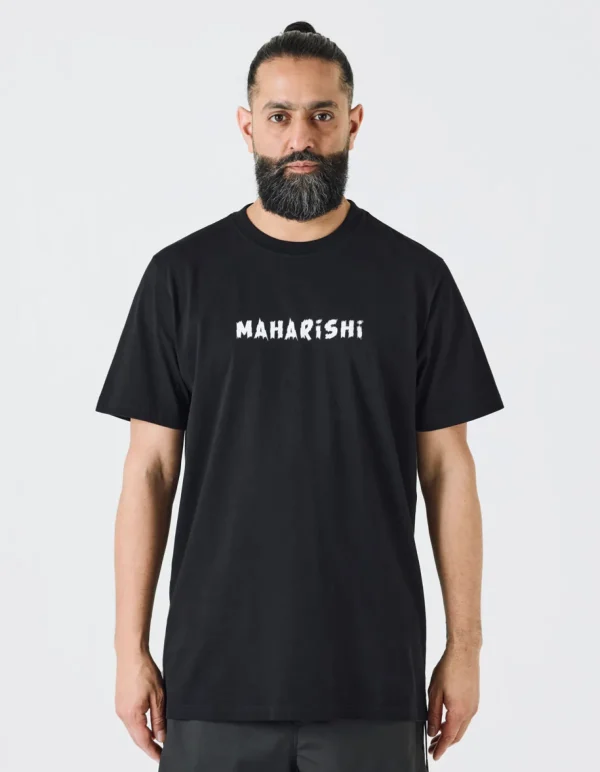 Maharishi Short Sleeve T-Shirts*1006 Rabbit Bones T-Shirt Black