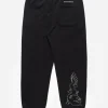 Maharishi Sweatpants*1088 Reflective Dragon Sweatpants Black