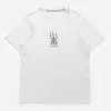 Maharishi Short Sleeve T-Shirts*4285 Sak Yant Embroidered Organic T-Shirt White