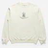 Maharishi Crew Sweats*4281 Sak Yant Embroidered Organic Crew Sweat Ecru