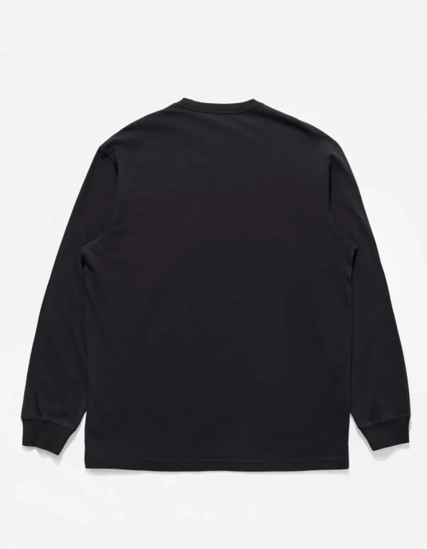 Maharishi Long Sleeve T-Shirts*4284 Sak Yant Tiger Embroidered L/S T-Shirt Black
