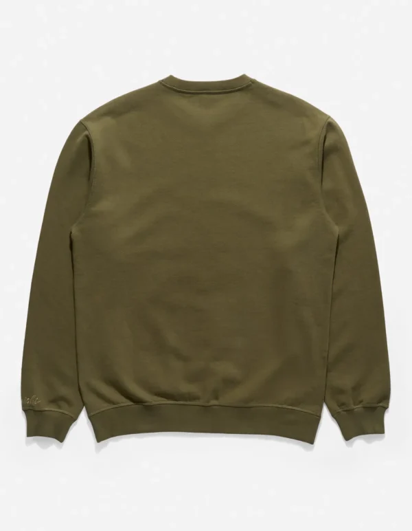 Maharishi Crew Sweats*4242 Samurai Vs. Dragon Embroidered Crew Sweat Olive/Tonal