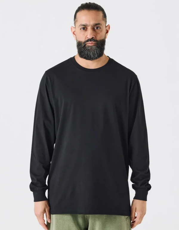 Maharishi Long Sleeve T-Shirts*1032 Samurai Vs. Dragon L/S T-Shirt Black