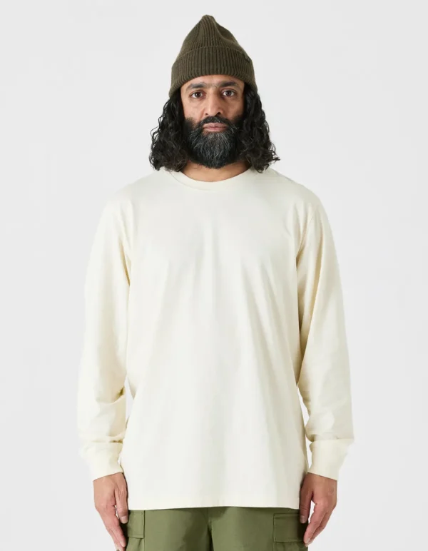 Maharishi Long Sleeve T-Shirts*1032 Samurai Vs. Dragon L/S T-Shirt Ecru