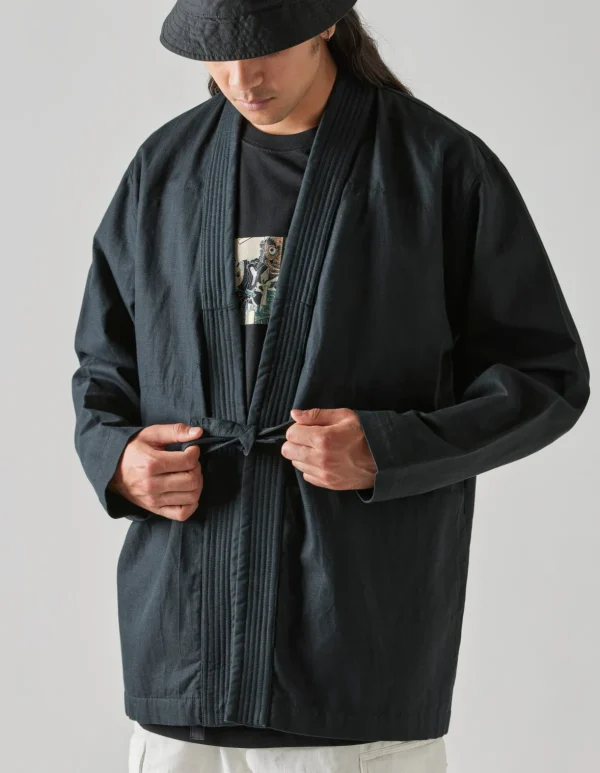 Maharishi Kimonos*4587 Shinobi Hemp Kimono Black