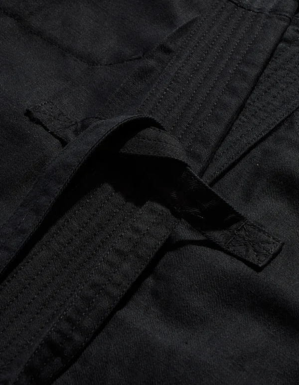 Maharishi Kimonos*4587 Shinobi Hemp Kimono Black