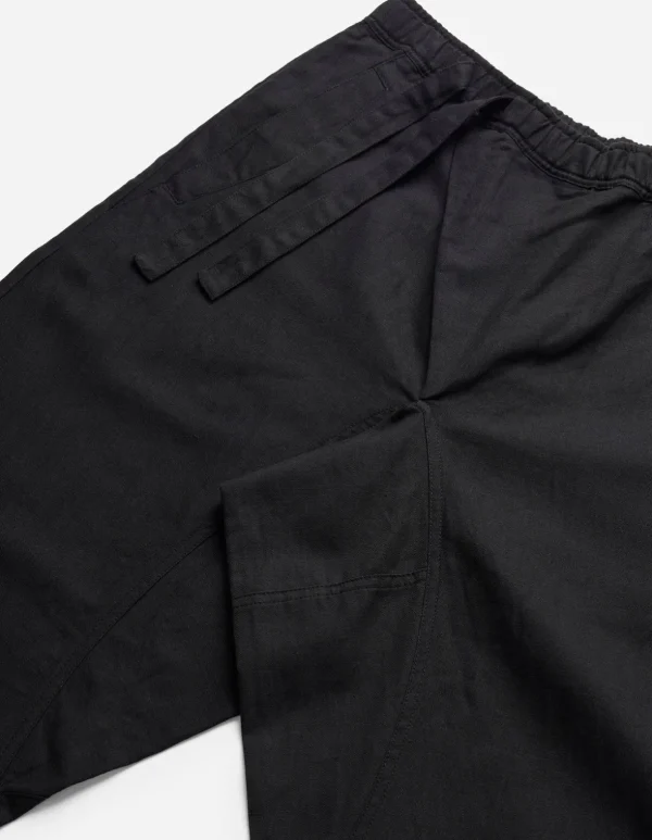 Maharishi Track Pants*4590 Shinobi Hemp Track Pants Black