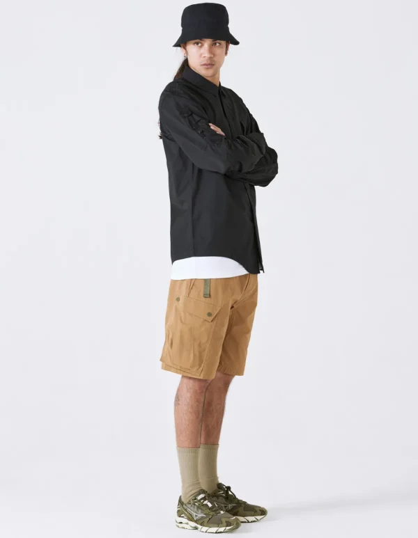 Maharishi Shirts*4297 Snocord Travel Shirt Black