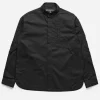 Maharishi Shirts*4585 Stand Collar Shirt Black