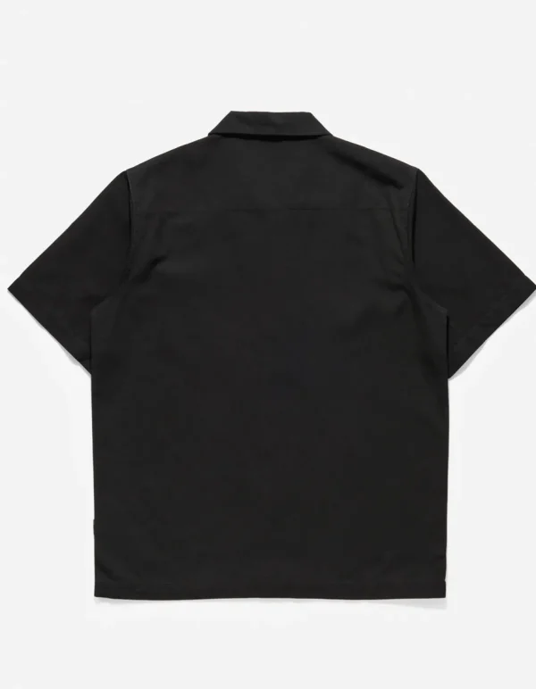 Maharishi Shirts*4300 Thai Cloud Camp Collar Shirt Black