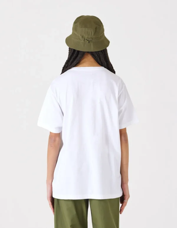 Maharishi Short Sleeve T-Shirts*4218 Thai Cloud Embroidered T-Shirt White