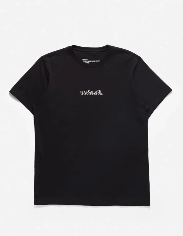 Maharishi Short Sleeve T-Shirts*1018 Thai Script T-Shirt Black