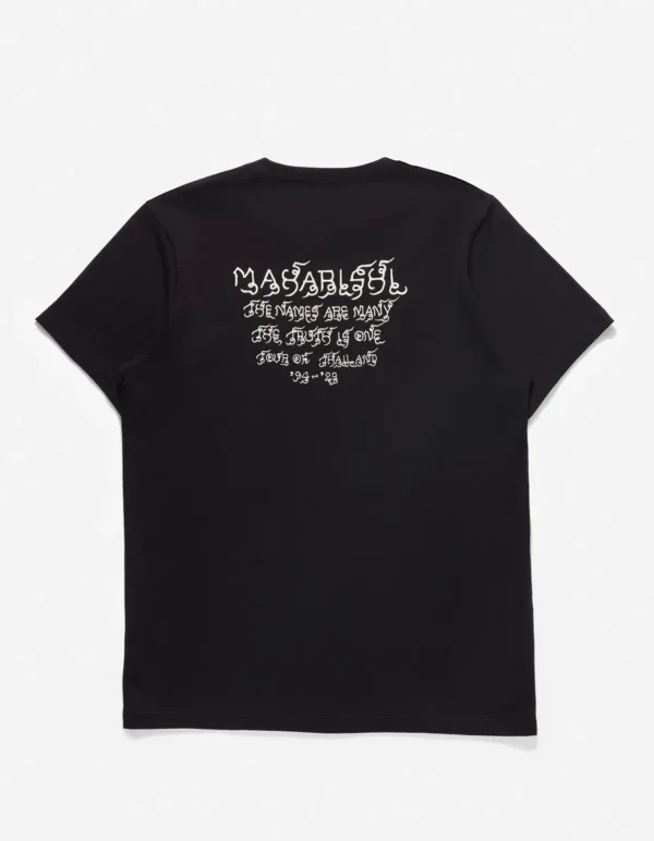 Maharishi Short Sleeve T-Shirts*1018 Thai Script T-Shirt Black