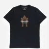 Maharishi Short Sleeve T-Shirts*1030 Thai Temple Organic T-Shirt Black