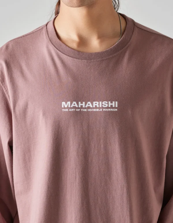 Maharishi Long Sleeve T-Shirts*1106 The Jaguar Mask L/S T-Shirt Murasaki Purple