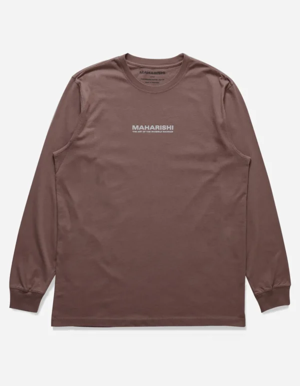 Maharishi Long Sleeve T-Shirts*1106 The Jaguar Mask L/S T-Shirt Murasaki Purple