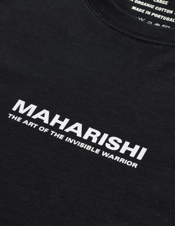Maharishi Long Sleeve T-Shirts*1106 The Jaguar Mask L/S T-Shirt Black