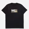 Maharishi Short Sleeve T-Shirts*1011 Triptych Water Dragon T-Shirt Black