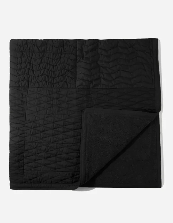 Maharishi Lifestyle*7030 Triquilted Bed Blanket · Military Surplus Black