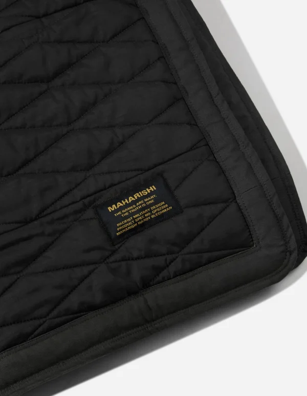 Maharishi Lifestyle*7030 Triquilted Bed Blanket · Military Surplus Black