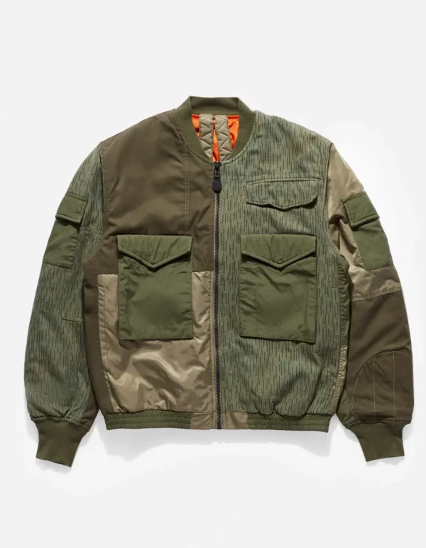 Maharishi Jackets*4274 Upcycled Wep Ma1 Flight Jacket Olive