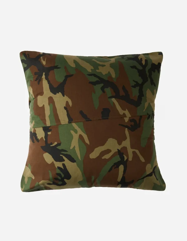 Maharishi Home*7018 Upcycled Xl Camo Cushion · Vintage Military Surplus Woodland