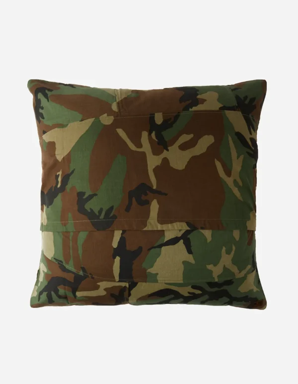 Maharishi Home*7018 Upcycled Xl Camo Cushion · Vintage Military Surplus Woodland