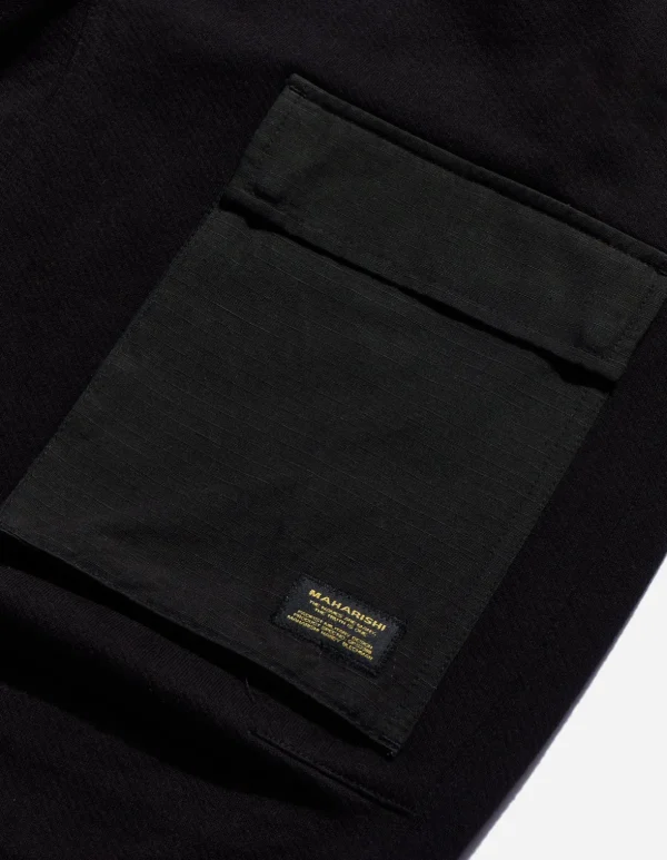 Maharishi Sweatpants*4227 Utility Cargo Sweatpants Black