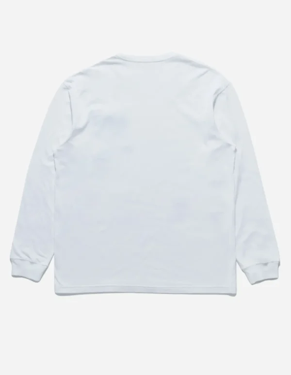 Maharishi Long Sleeve T-Shirts*4231 Utility Pocket L/S T-Shirt White