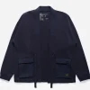 Maharishi Kimonos*4228 Utility Pocket Sweat Kimono Navy