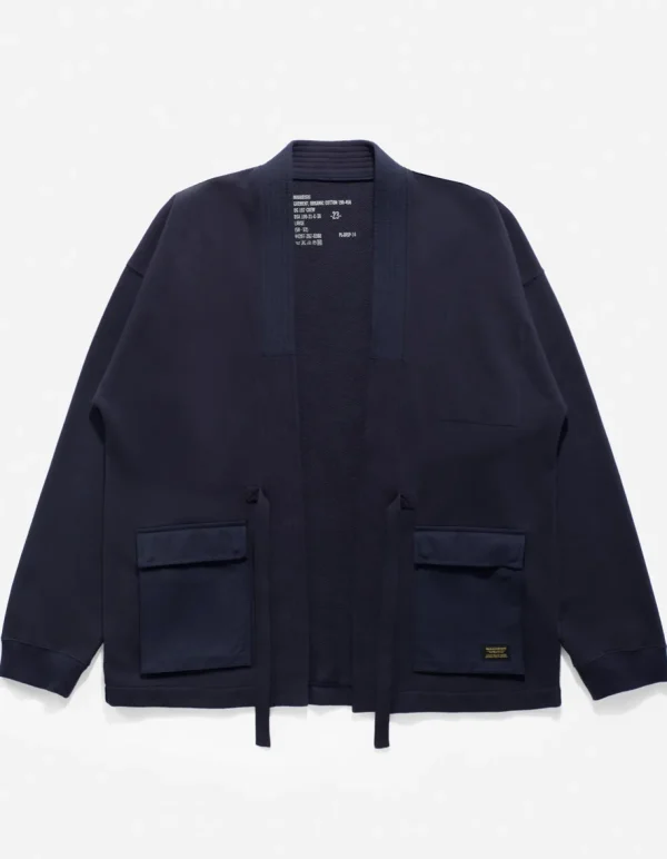 Maharishi Kimonos*4228 Utility Pocket Sweat Kimono Navy