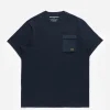 Maharishi Short Sleeve T-Shirts*4230 Utility Pocket T-Shirt Navy