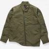 Maharishi Shirts*4202 Ventile® Wr Asym Tech Shirt Olive Og-107F