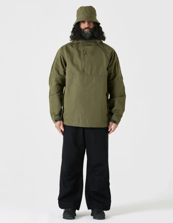 Maharishi Parkas*4200 Ventile® Wr Half-Zip Jacket Olive Og-107F