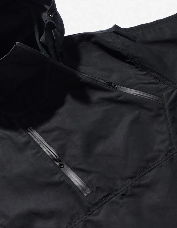 Maharishi Parkas*4200 Ventile® Wr Half-Zip Jacket Black