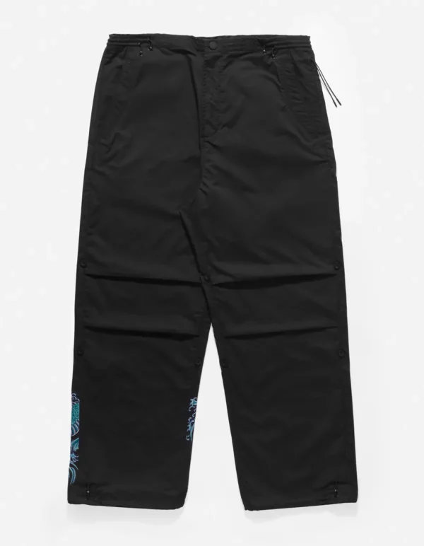 Maharishi Original Snopants*4244 Water Dragon Embroidered Loose Snopants® Black