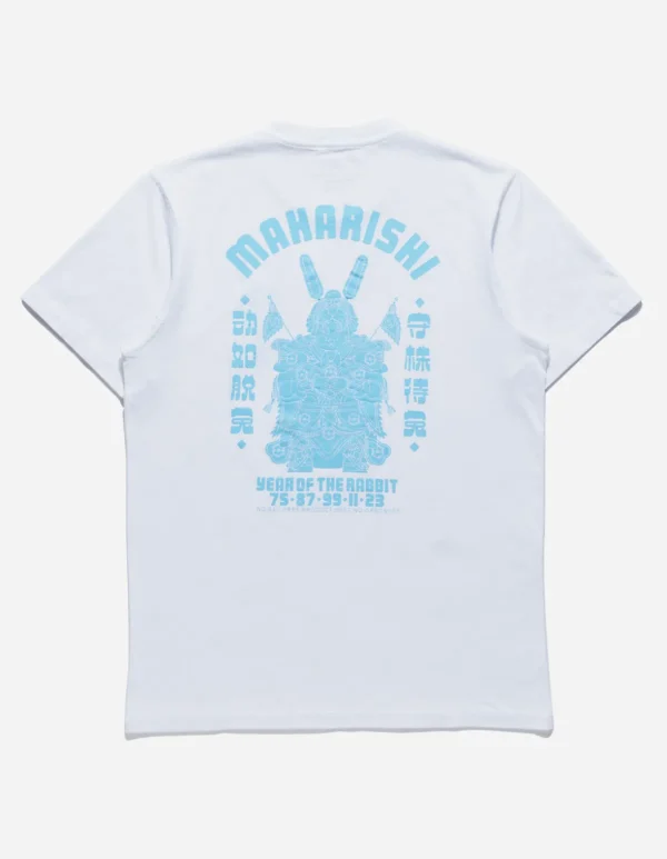 Maharishi Short Sleeve T-Shirts*1000 Water Rabbit T-Shirt White