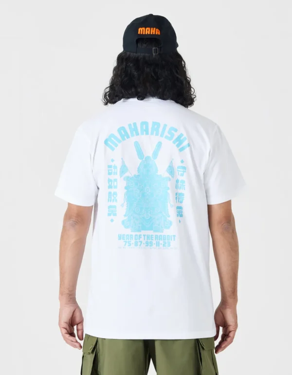 Maharishi Short Sleeve T-Shirts*1000 Water Rabbit T-Shirt White