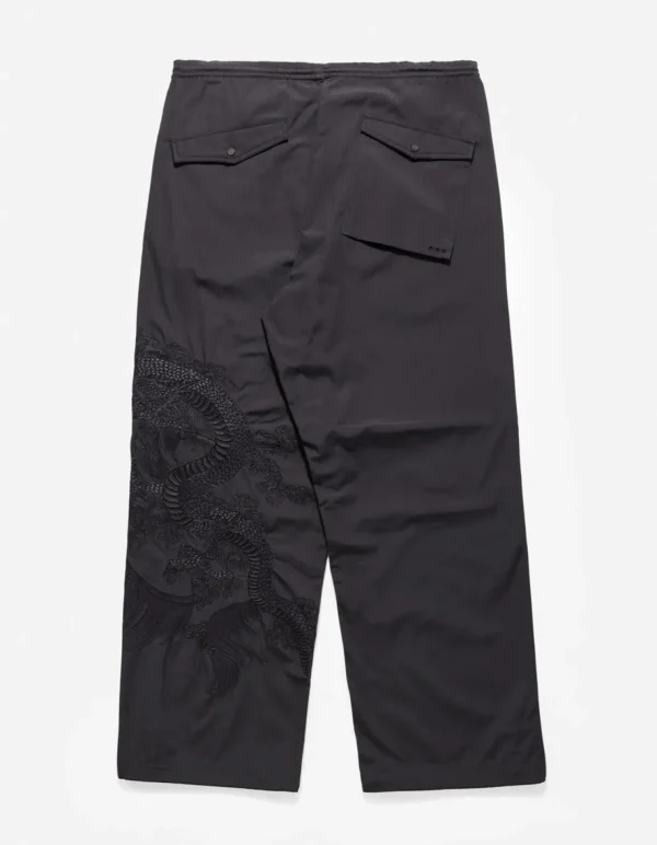 Maharishi Original Snopants*4245 Xl Water Dragon Embroidered Loose Snopants® Black/Tonal