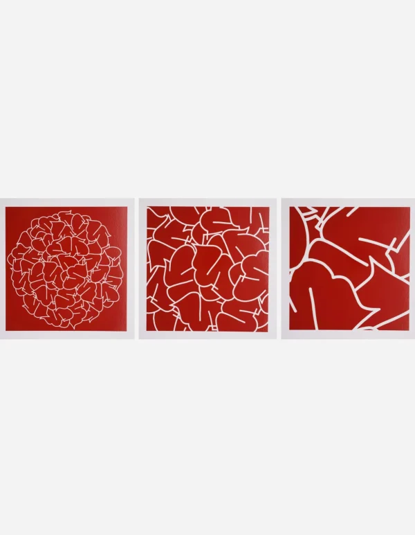 Maharishi Art*Ye-87, 88 U0026 89 Triptych Red