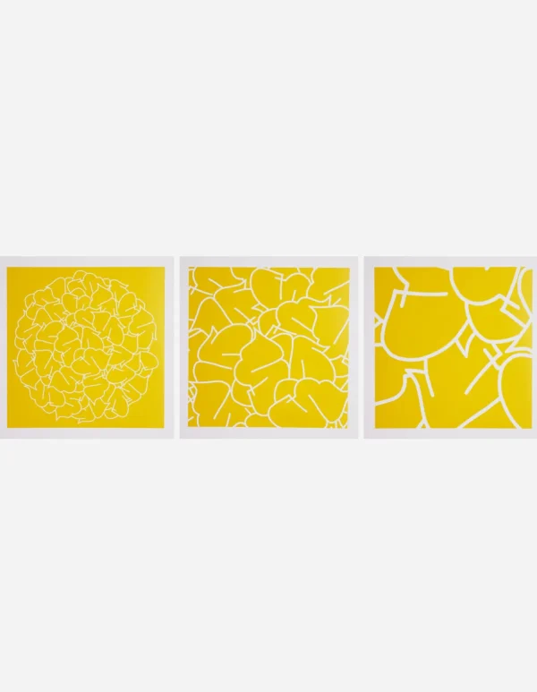 Maharishi Art*Ye-90, 91 U0026 92 Triptych Yellow