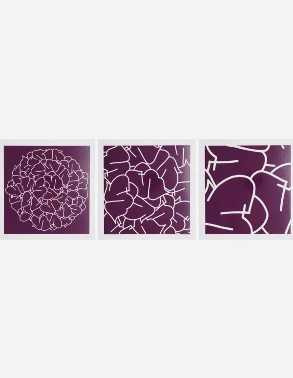 Maharishi Art*Ye-102, 103 U0026 104 Triptych Purple