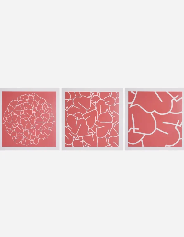 Maharishi Art*Ye-96, 97 U0026 98 Triptych Pink