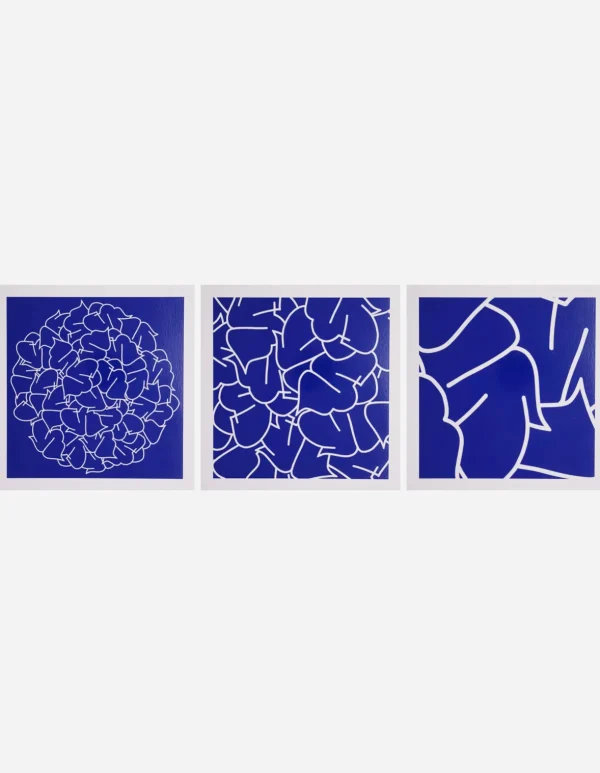 Maharishi Art*Ye-105, 106 U0026 107 Triptych Blue