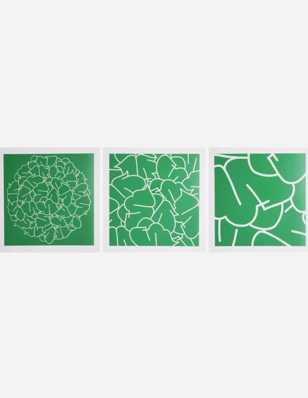 Maharishi Art*Ye-93,94 U0026 95 Triptych Green