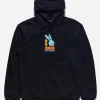 Maharishi Hooded Sweats*1003 Year Of The Rabbit Hooded Sweat Black