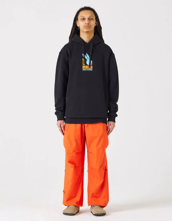 Maharishi Hooded Sweats*1003 Year Of The Rabbit Hooded Sweat Black