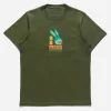 Maharishi Short Sleeve T-Shirts*1002 Year Of The Rabbit T-Shirt Olive Og-107F