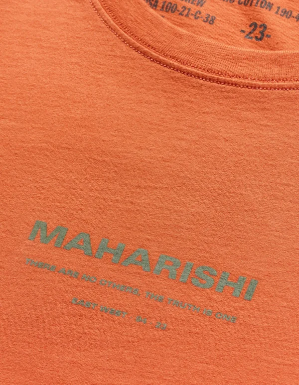 Maharishi Short Sleeve T-Shirts*1007 Yin Yang Rabbit T-Shirt Rust
